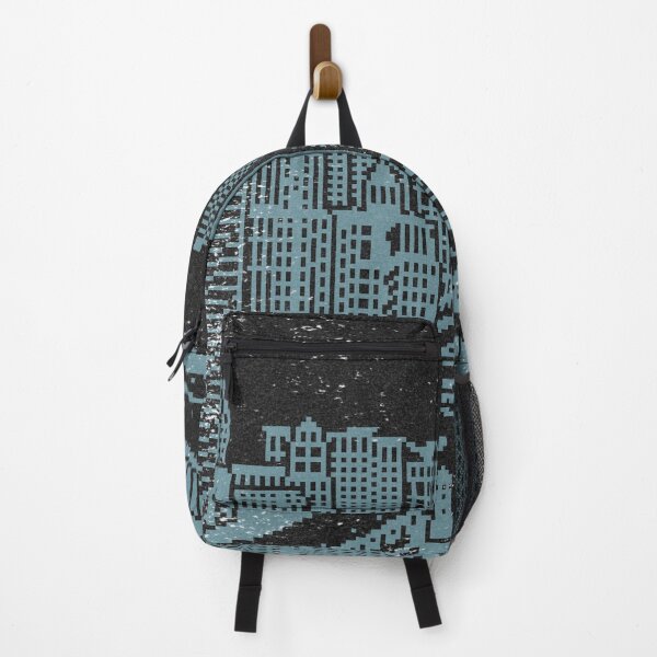 Item preview, Chicago River Pixel Art - Coal + Peacock designed and sold by Irene Estelle.