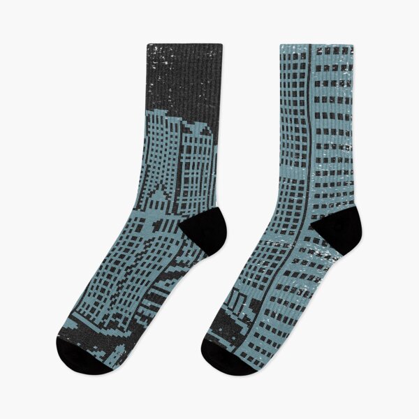 Item preview, Chicago River Pixel Art - Coal + Peacock designed and sold by Irene Estelle.