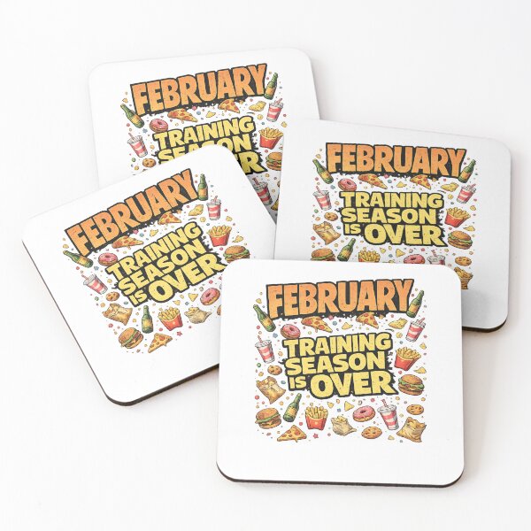 Item preview, February Training Season Is Over – Funny Gym & Food Shirt designed and sold by PRfoxy.