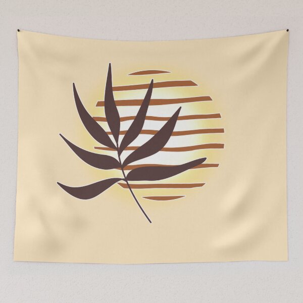 Item preview, Leaf in the Light - Modern Line Art Design   designed and sold by PriyaMagic.