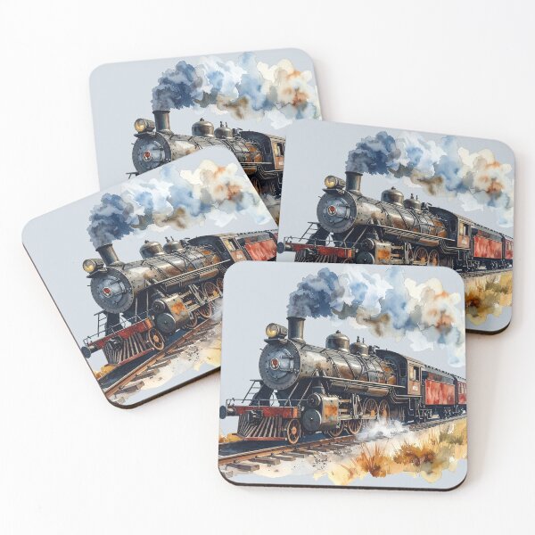Item preview, Full speed ahead, steam locomotive designed and sold by LiskoDesign.