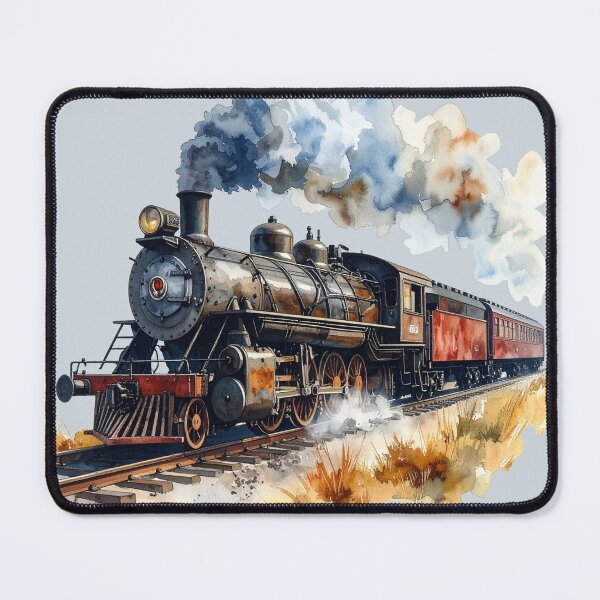 Item preview, Full speed ahead, steam locomotive designed and sold by LiskoDesign.
