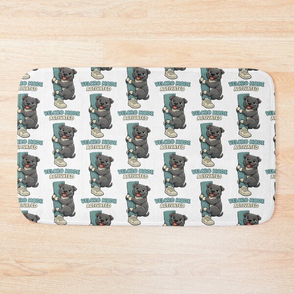 Item preview, Velcro Mode Activated - Cute Clingy Dog Cuddle Illustration designed and sold by BestFriendTees.