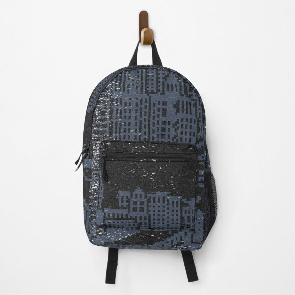 Item preview, Chicago River Pixel Art - Coal + Dusk designed and sold by Irene Estelle.