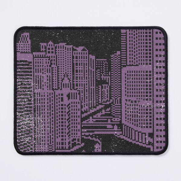 Item preview, Chicago River Pixel Art - Coal + Plum designed and sold by Irene Estelle.