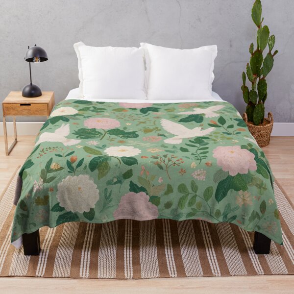 Item preview, Flowers and Doves designed and sold by Cicysartdesign.