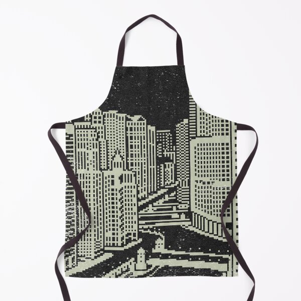 Item preview, Chicago River Pixel Art - Coal + Tea designed and sold by Irene Estelle.