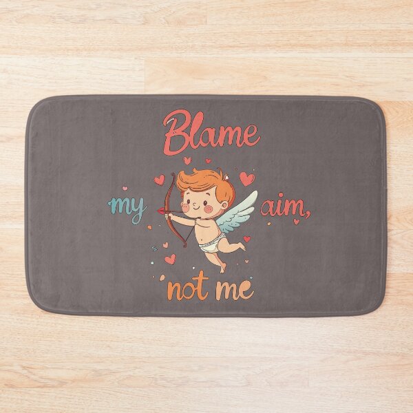 Item preview, Blame My Aim Not Me — Cupid Funny Valentine Design designed and sold by MarWachaN.