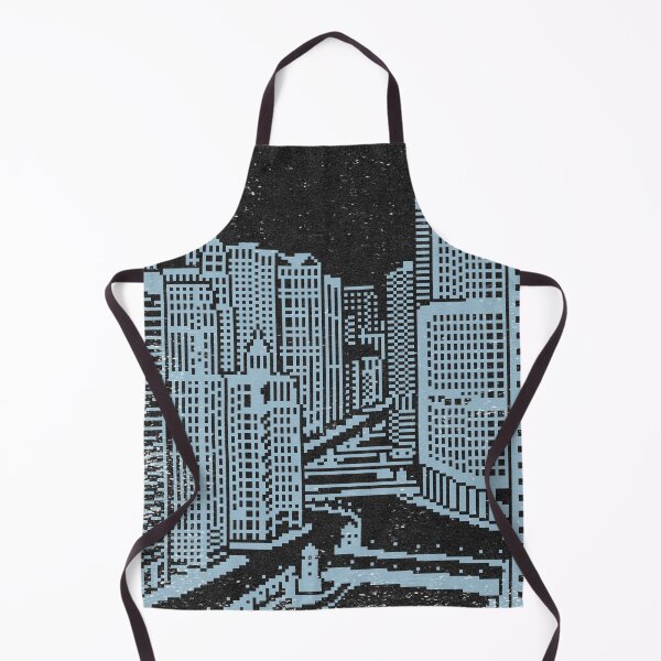 Item preview, Chicago River Pixel Art - Coal + Sky designed and sold by Irene Estelle.