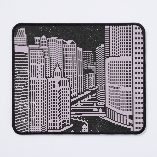 Item preview, Chicago River Pixel Art - Coal + Dust designed and sold by Irene Estelle.