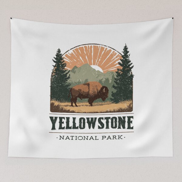 Item preview, Yellowstone National Park designed and sold by GoodOldVintage.