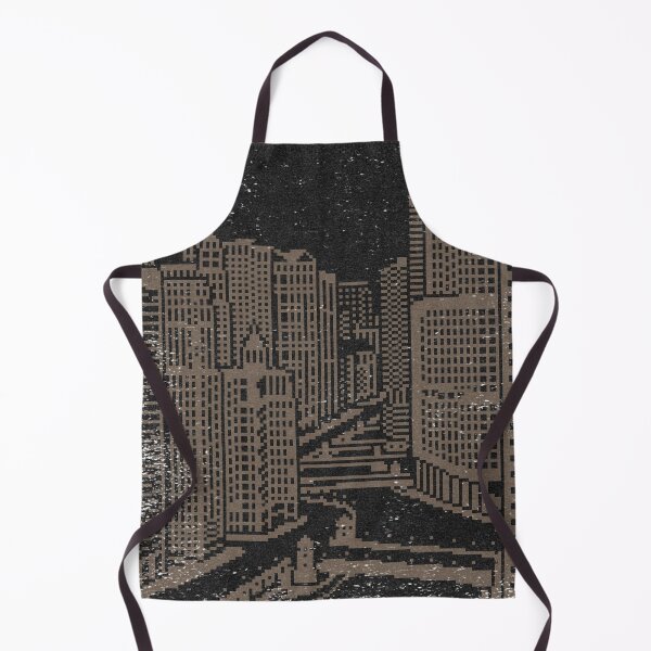 Item preview, Chicago River Pixel Art - Coal + Earth designed and sold by Irene Estelle.