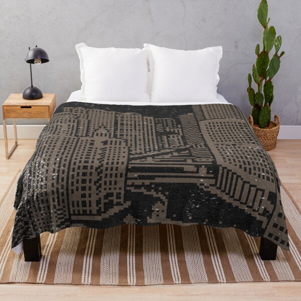 Item preview, Chicago River Pixel Art - Coal + Earth designed and sold by Irene Estelle.