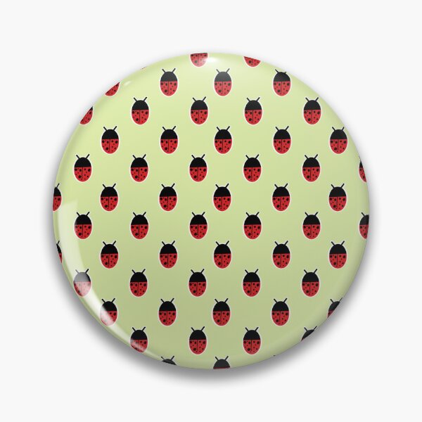 Item preview, Cute ladybird print pattern designed and sold by TheSimplestArt.