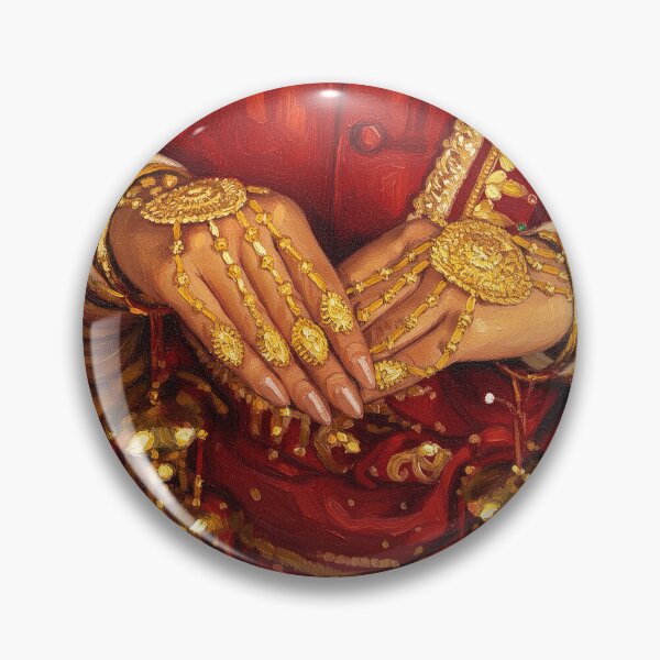 Item preview, Punjabi Bride Hands Oil Painting | Chooda, Kaleere & Haathphool designed and sold by The Uphaar Store.