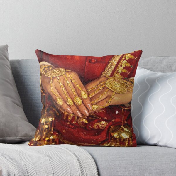 Item preview, Punjabi Bride Hands Oil Painting | Chooda, Kaleere & Haathphool designed and sold by The Uphaar Store.