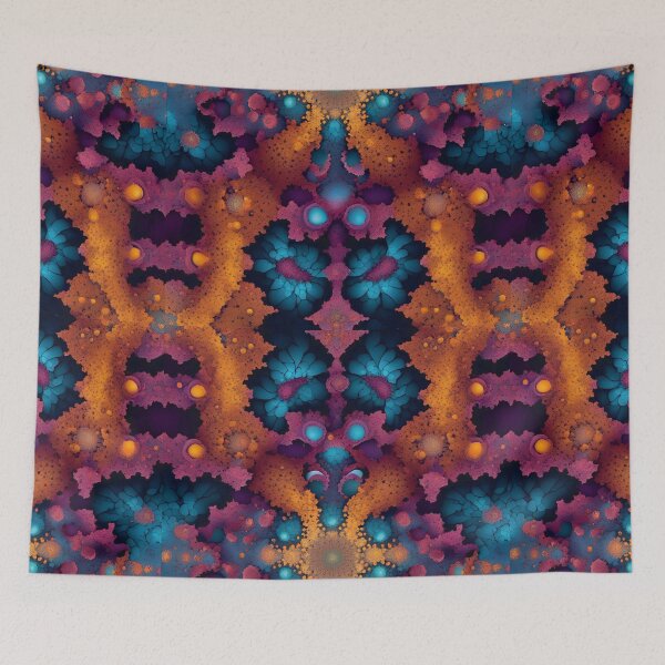 Item preview, Fractal Symmetry: A Vivid Hexadecimal Odyssey designed and sold by mxztar.