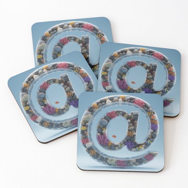Item preview, Ocean Typography – @ Symbol designed and sold by Neuro Muse Studio.
