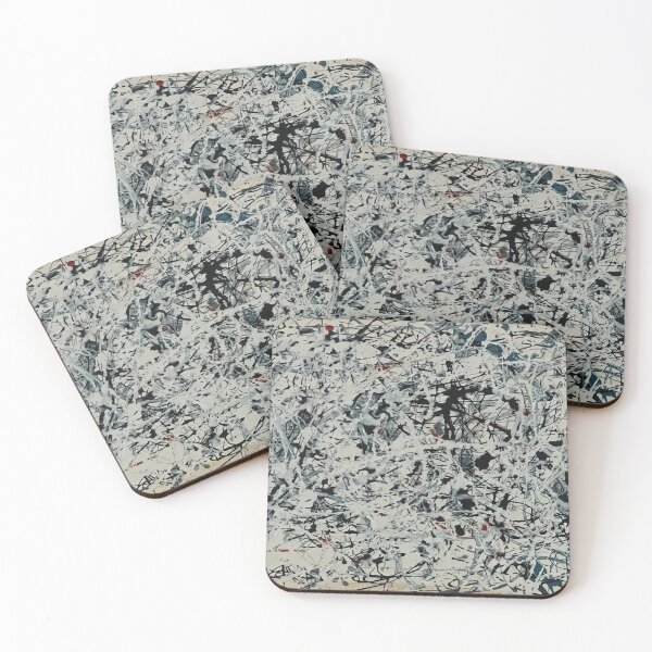 Item preview, Jackson Pollock - Composition White Black Blue And Red On White 1948 designed and sold by st1art.