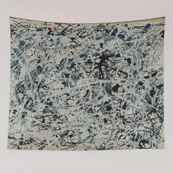 Item preview, Jackson Pollock - Composition White Black Blue And Red On White 1948 designed and sold by st1art.