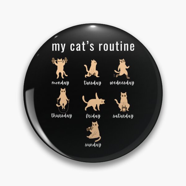 Item preview, Funny Cat Lover - My Cat's Routine designed and sold by WGBTee.