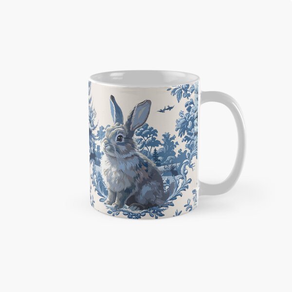 Item preview, Sabrina Farmer Art - Bunny Rabbit Blue Series - Wildlife for Home  designed and sold by sabrinart42.