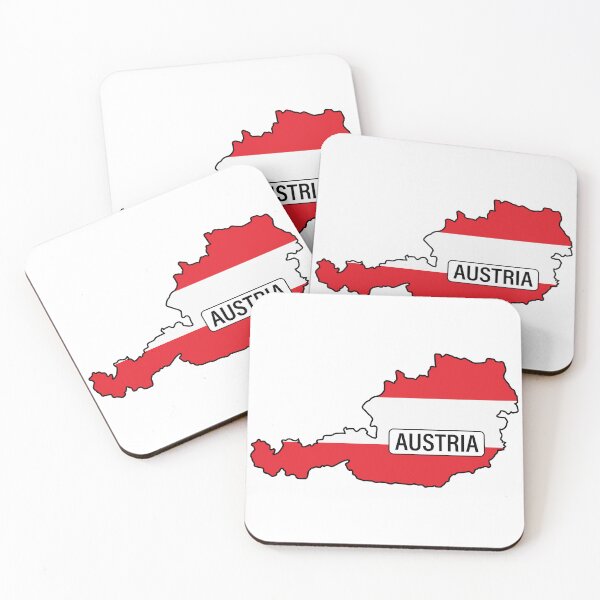 Item preview, AUSTRIA Flag Map designed and sold by LOVE, AMY.