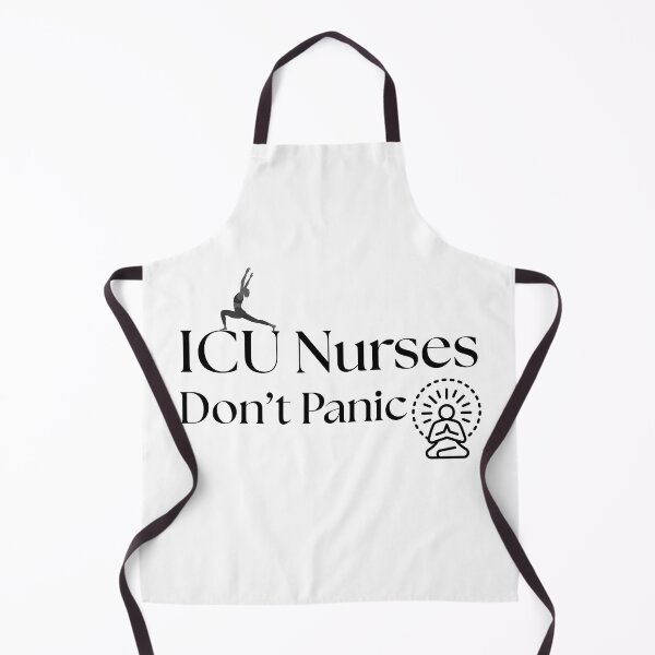 Item preview, ICU Nurses Don’t Panic – Critical Care Nurse Quote Design designed and sold by Common Mood.