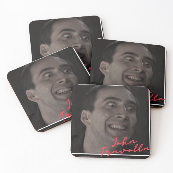 Item preview, Nicolas Cage and John Travolta Face Mashup Inspired by 90s Action Movie designed and sold by bullnizomona.
