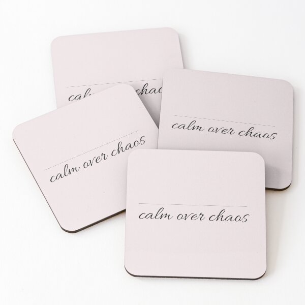 Item preview, Calm Over Chaos Minimal Script Design designed and sold by Minimalist Typography.