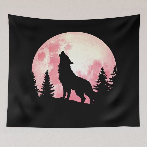 Item preview, Wolf And Moon  designed and sold by JokeAndStyle.