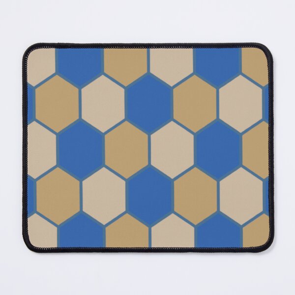 Item preview, Elegant Oats Wheat Gold Denim Honeycomb Abstract Geometric Pattern designed and sold by PVTCreations.