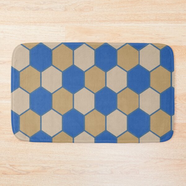 Item preview, Elegant Oats Wheat Gold Denim Honeycomb Abstract Geometric Pattern designed and sold by PVTCreations.