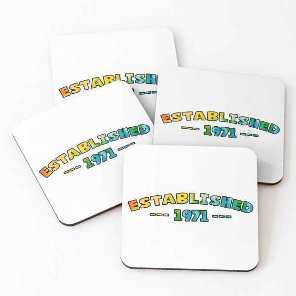 Item preview, Established 1971 designed and sold by Normbot2000.