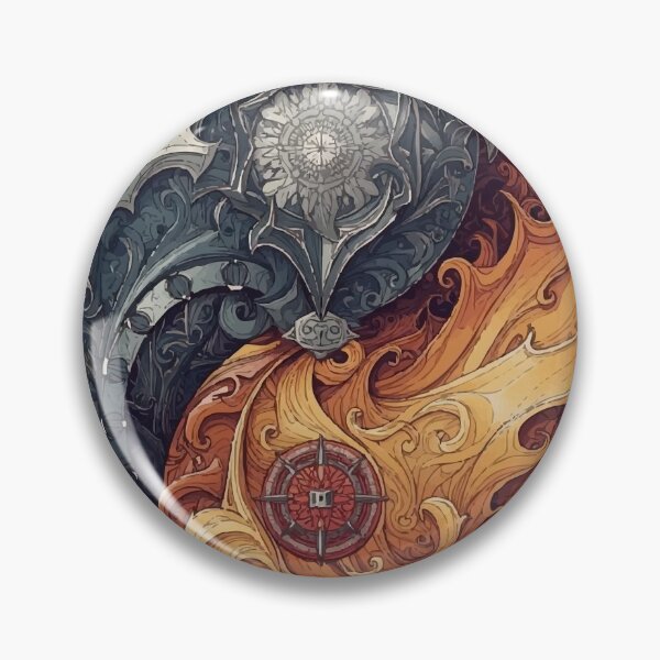 Item preview, Axis of Ash and Flame designed and sold by AbstractAnom.