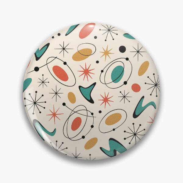 Item preview, Retro Mid Century Modern Atomic Starburst Pattern designed and sold by tonymagnerart.