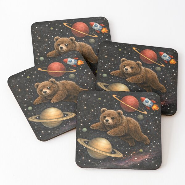 Item preview, A Bear Among the Stars designed and sold by MarblesBrain55.