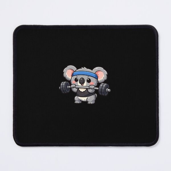 Item preview, A Koala lifting weight, Kawaii Cute Design designed and sold by shadow-bloom.