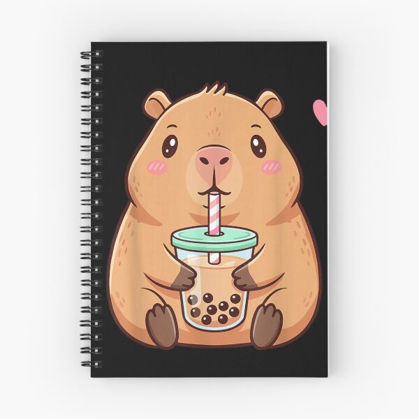 Item preview, Kawaii Capybara Bubble Tea Boba Art for Men Women Kids , Capybara Gift Lover  designed and sold by DZIRI NAJAT.