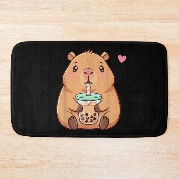 Item preview, Kawaii Capybara Bubble Tea Boba Art for Men Women Kids , Capybara Gift Lover  designed and sold by DZIRI NAJAT.