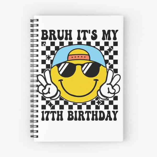 Item preview, It's My 17th Birthday 17 Years Old Boys Bruh I'm 17 Seventeen Party designed and sold by Night Forest.