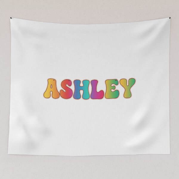 Artikelvorschau, ❤️ Personalisiertes Ashley-Namens-Shirt im Wellenmuster im Retro-Stil, Kaffeetasse, Aufkleber-Geschenk entworfen und verkauft von HelixPedia.