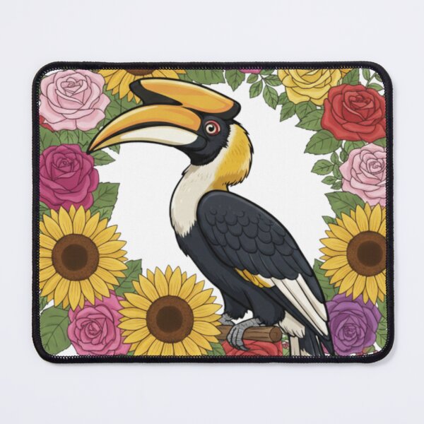 Item preview, Hornbill and the Flower designed and sold by PP&RAINBOW SHOP.