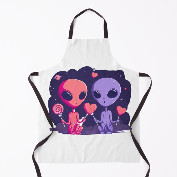 Item preview, Out of This World Love Alien Couple Cute Space Valentine's Day designed and sold by BigStar-Cart.