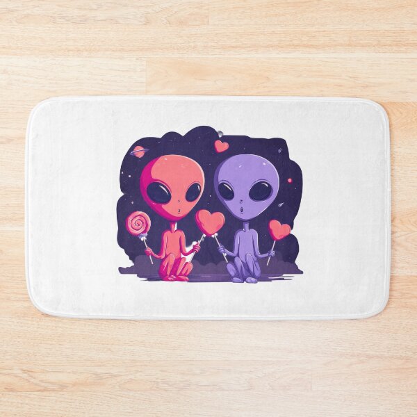 Item preview, Out of This World Love Alien Couple Cute Space Valentine's Day designed and sold by BigStar-Cart.