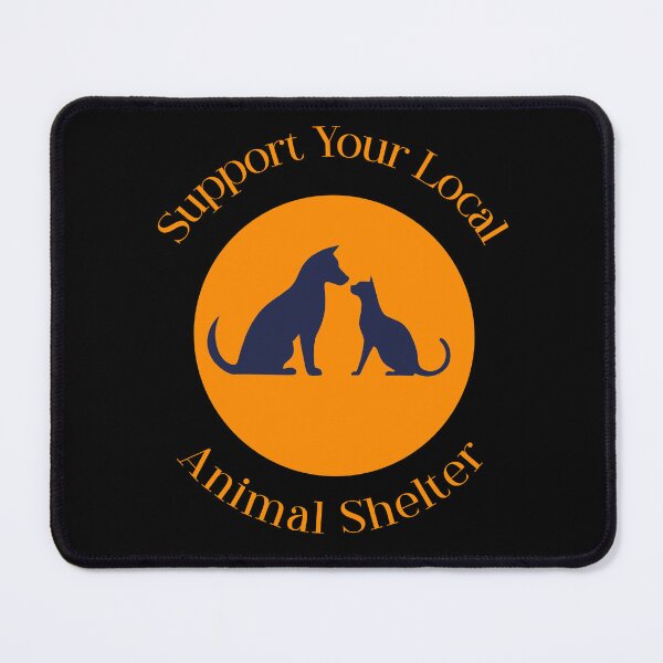 Item preview, Support Your Local Animal Shelter – Dog and Cat Silhouette Rescue Design. designed and sold by TBWCREATIONS.