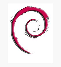 Debian Logo Photographic Print