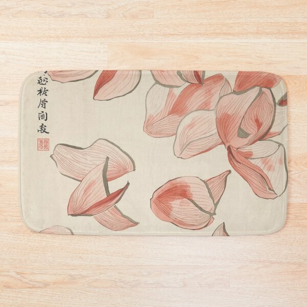 Item preview, Falling Sakura Petals Ukiyo‑e – Japanese Woodblock Close‑Up Art designed and sold by Vandy Fullam.