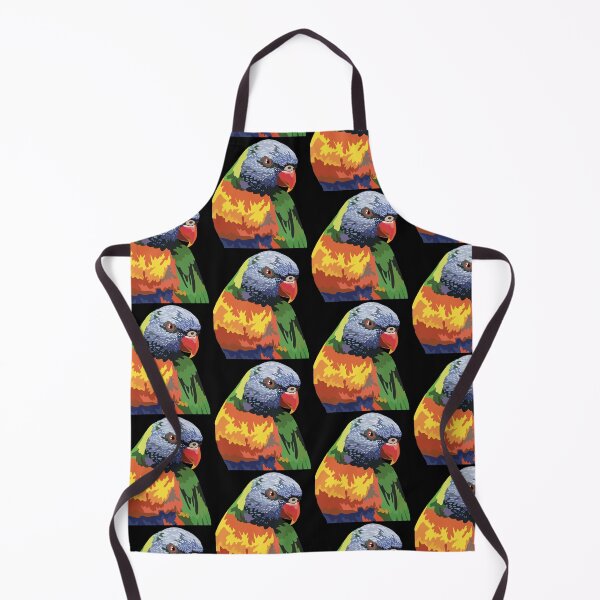 Item preview, Rainbow Lorikeet Illustration | Colorful Parrot Art Print for Bird Lovers designed and sold by PrettylittlepastelUk.