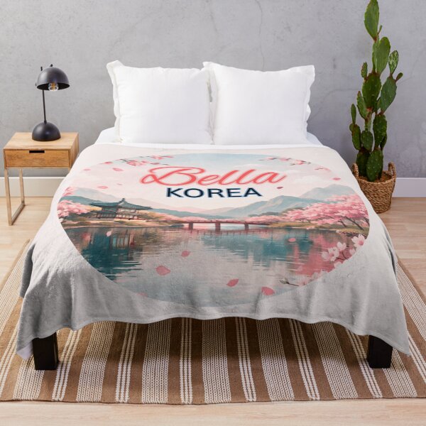 Item preview, Bella Korea – Gyeongbokgung Cherry Blossom Landscape designed and sold by mycreastyle.